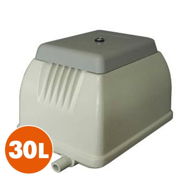 電磁式エアーポンプ 30L NIP-30L ホワイト 日本電興