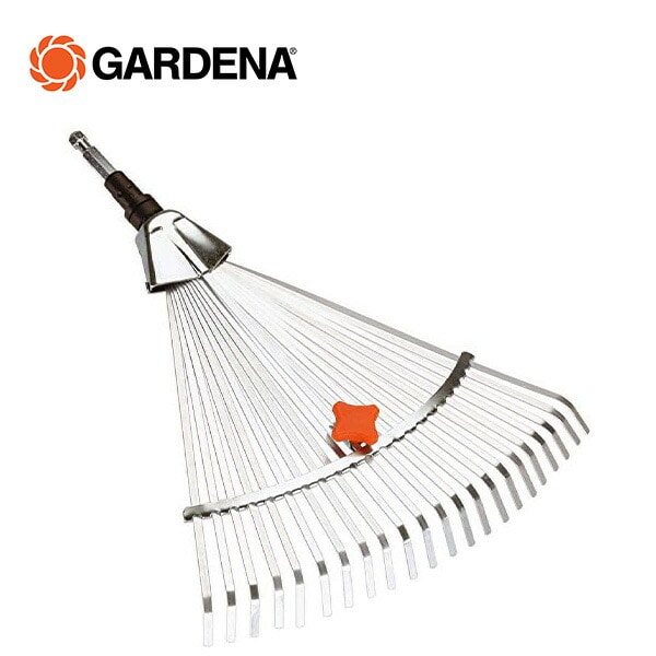 【10％オフクーポン対象】コンビシステム 熊手 スチール製 3103-20 901038801ガルデナ GARDENA