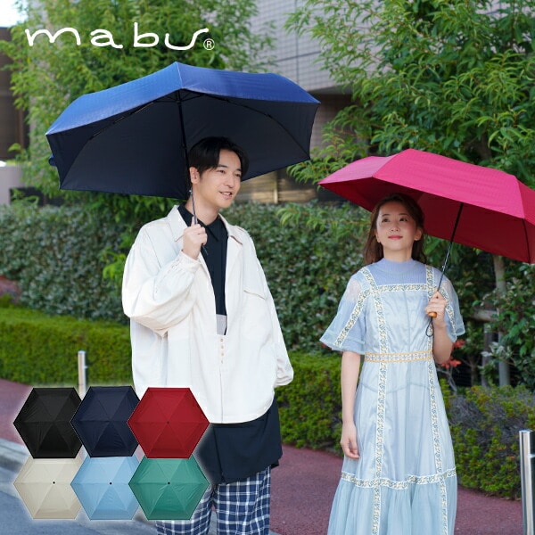 【10％オフクーポン対象】6本骨全天候折りたたみ傘 江戸 60cm 6本骨 晴雨兼用傘 マブ mabu/SMV JAPAN