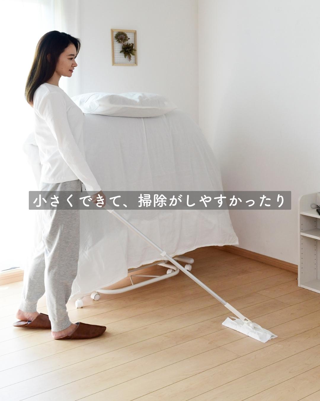 【10％オフクーポン対象】すのこベッド 折りたたみ シングル 布団が干せる きしみにくいパイン材 YSFB-1S 山善 YAMAZEN