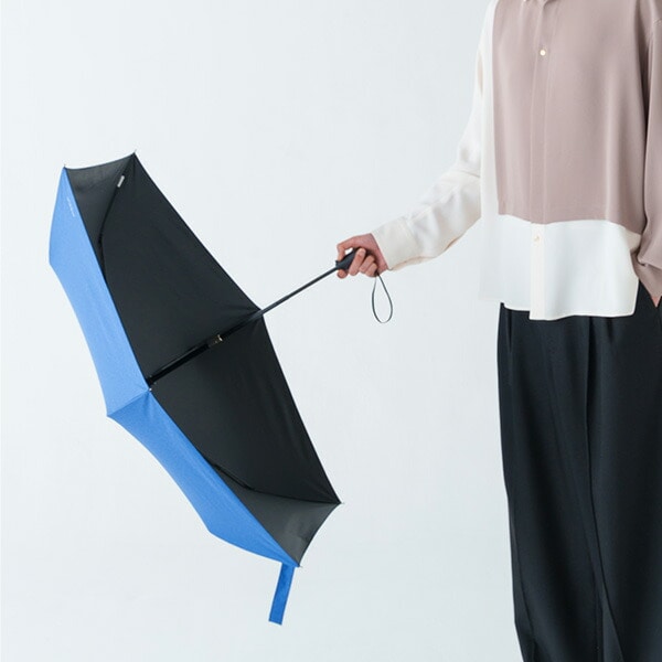 折りたたみ傘 日傘 晴雨兼用 ダンガリーAW ミニAUTO 自動開閉 マブ mabu/SMV JAPAN